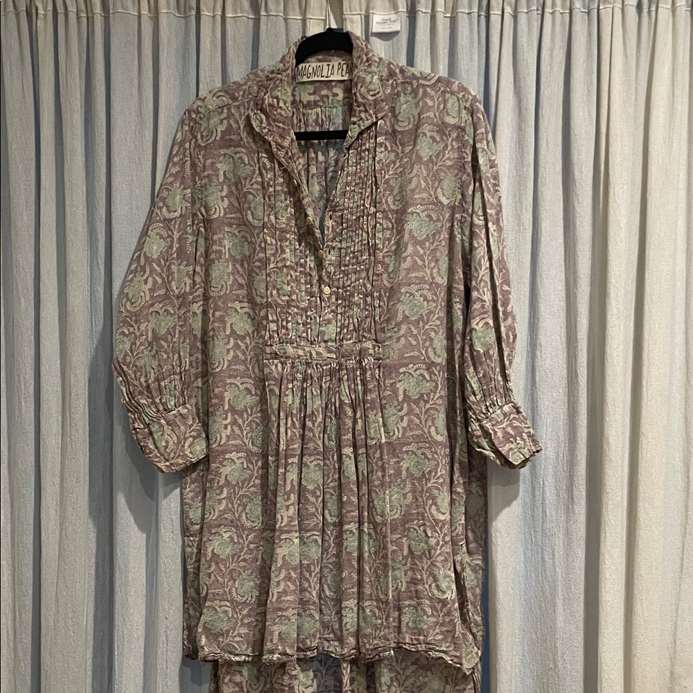 Magnolia Pearl Purple and Green Dress